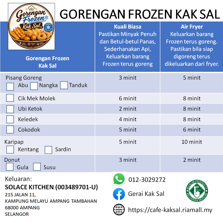 Gorengan Frozen Kak Sal