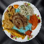 nasi kerabu ikan celup tepung